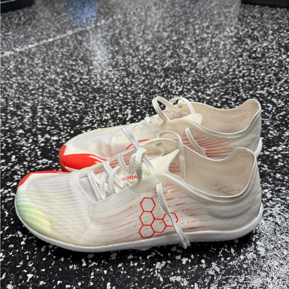 VIVOBAREFOOT White and Orange Minimalist Shoes